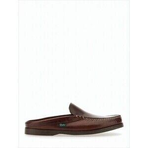 Paraboot Polished Calf Leather Slip-On Mules - NWT